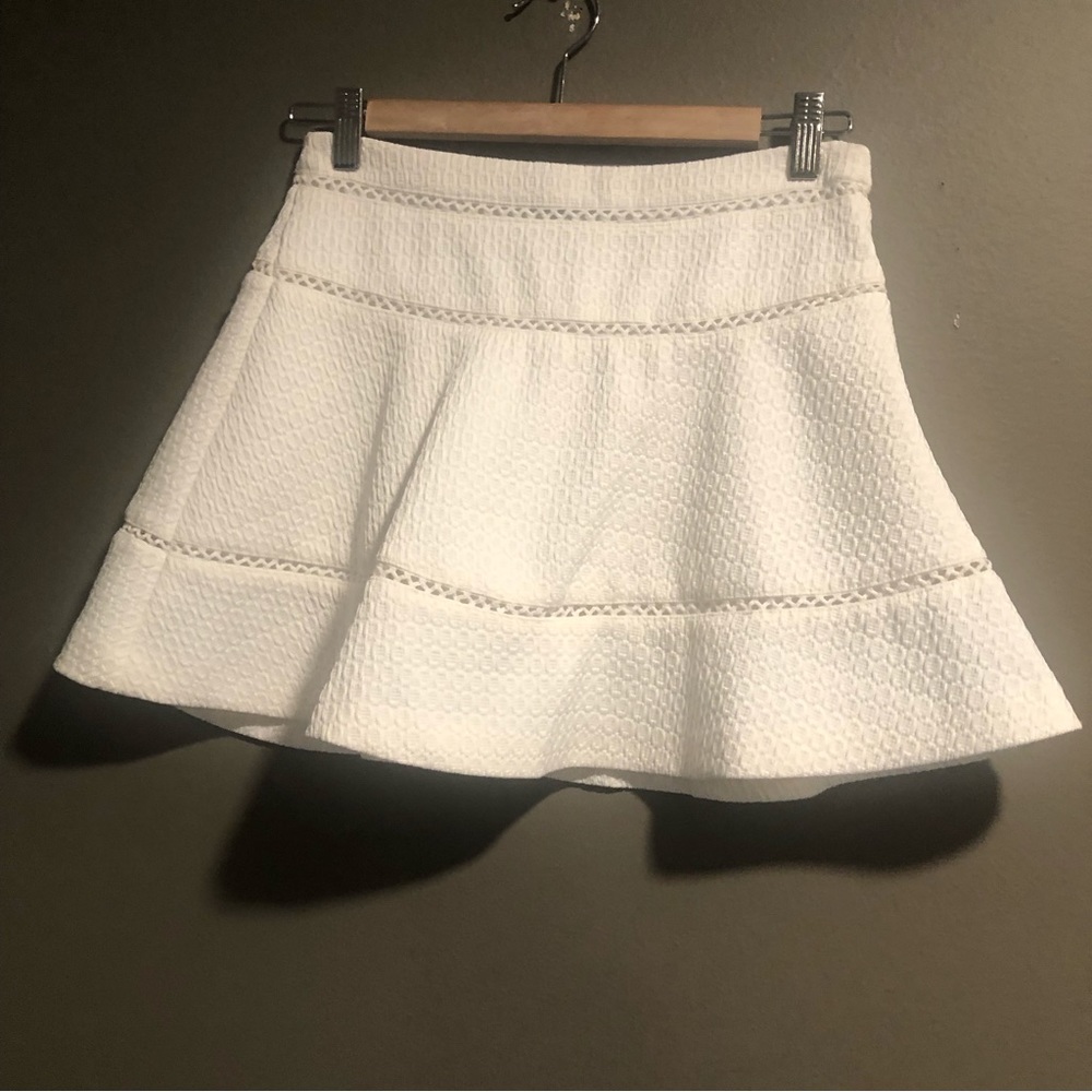 Banana Republic Textured A Line Mini Skirt 00 Petite
